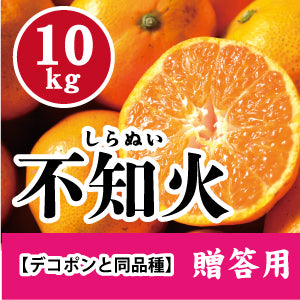 【3月上旬以降】《贈答用》甘さに大満足！不知火【デコポンと同品種】１０Kg