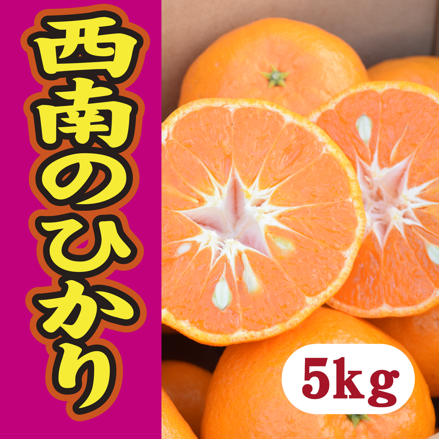 【12月下旬以降】西南のひかり 皮もむきやすく甘さも酸味も大満足5Kg